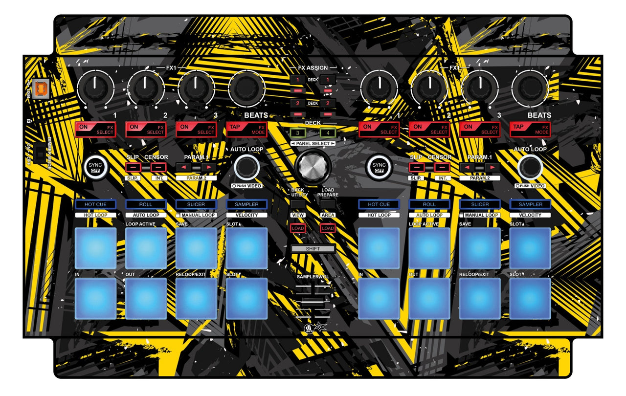 Pioneer DJ DDJ SP 1 Skin Ridge Yellow