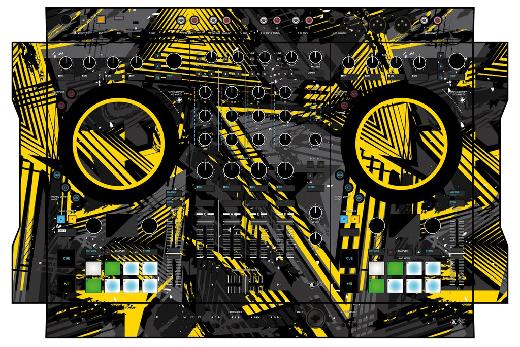 Native Instruments S4 MK3 Skin Ridge Yellow