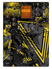 Pioneer DJ DJM 909 Skin Ridge Yellow