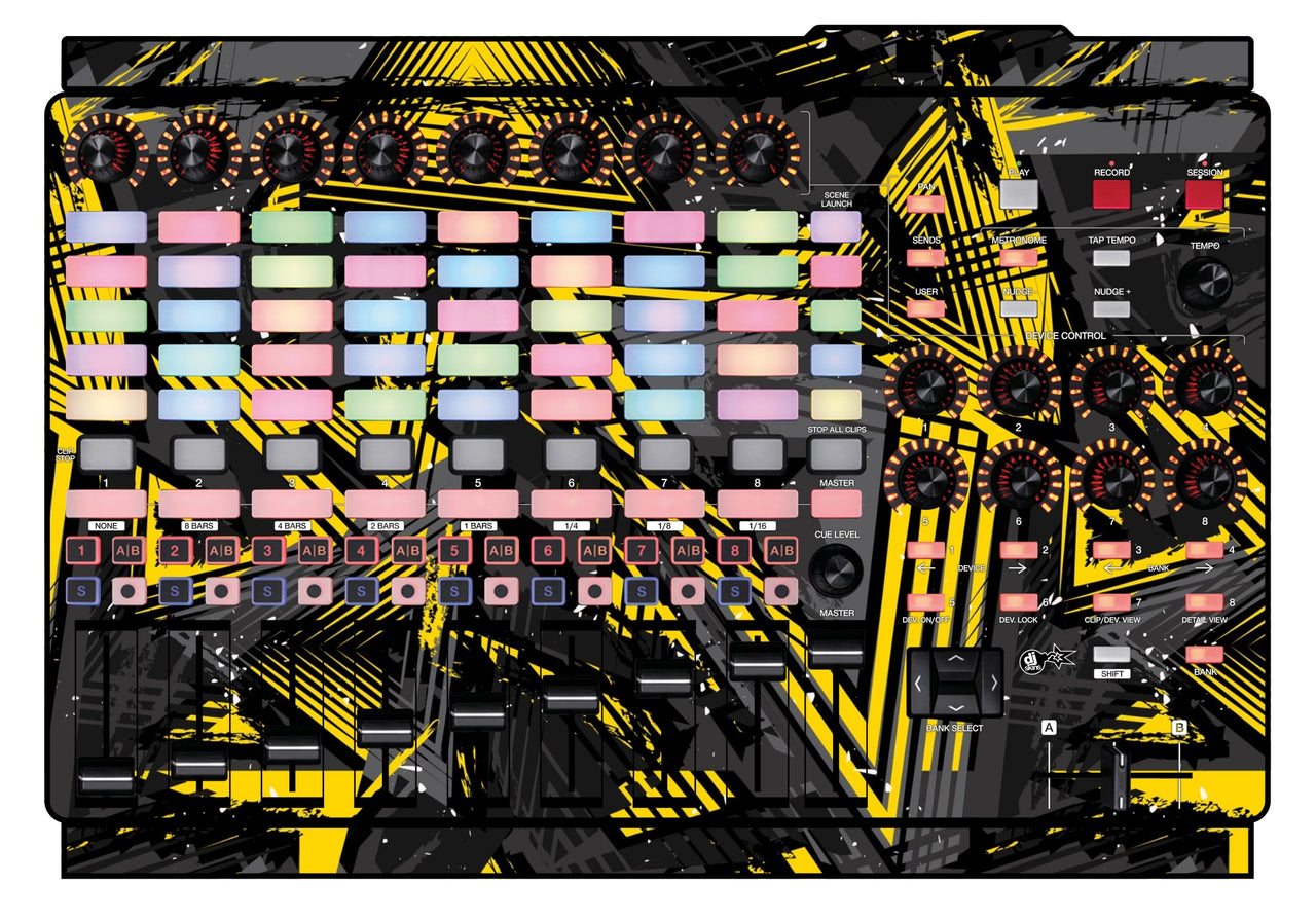 Akai Pro APC 40 MK2 Skin Ridge Yellow