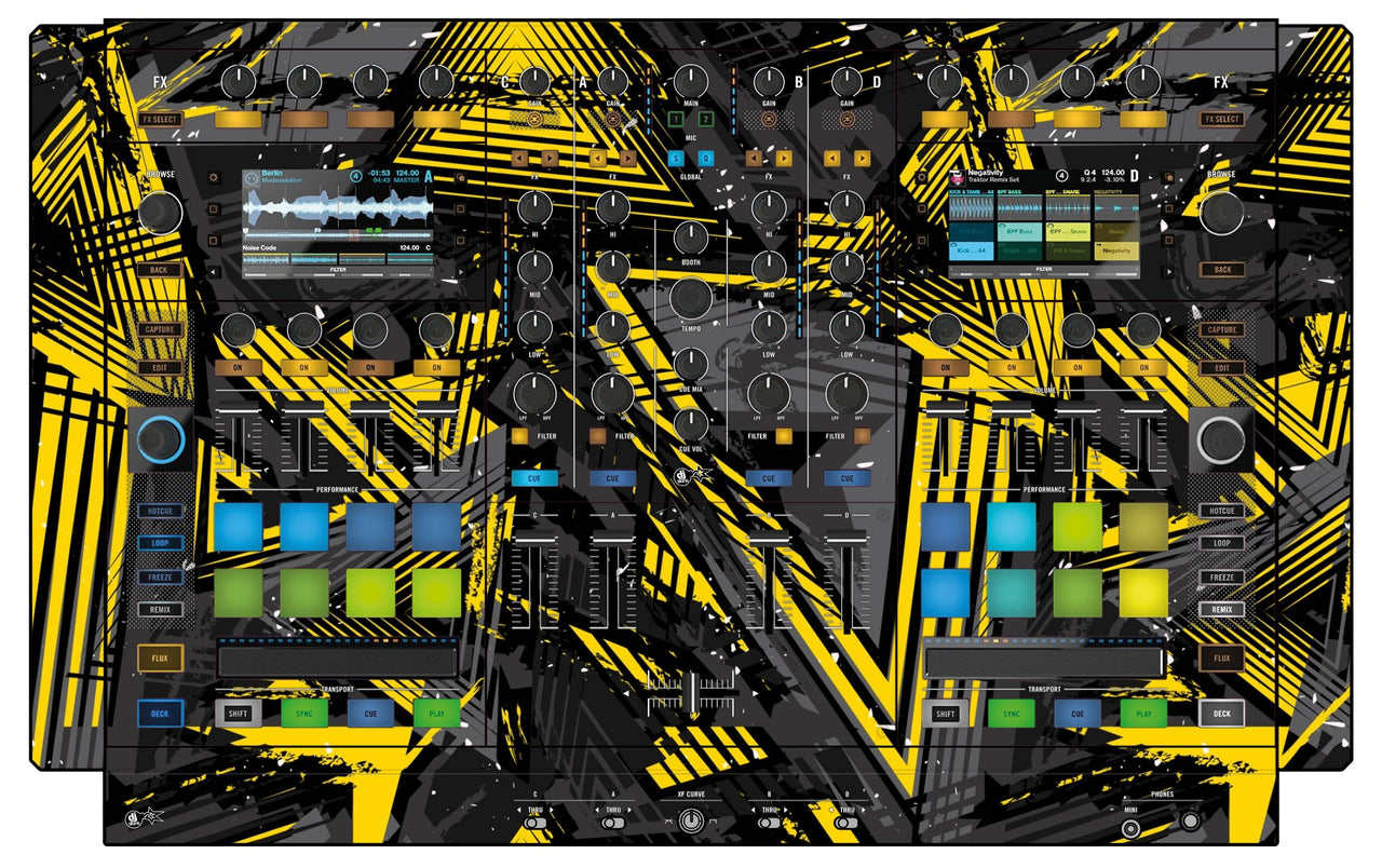 Native Instruments S8 Skin Ridge Yellow