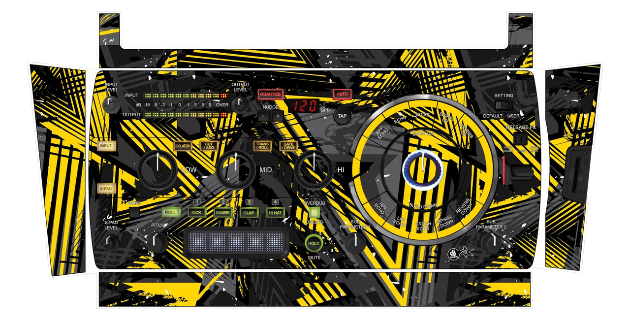 Pioneer DJ RMX 1000 Skin Ridge Yellow