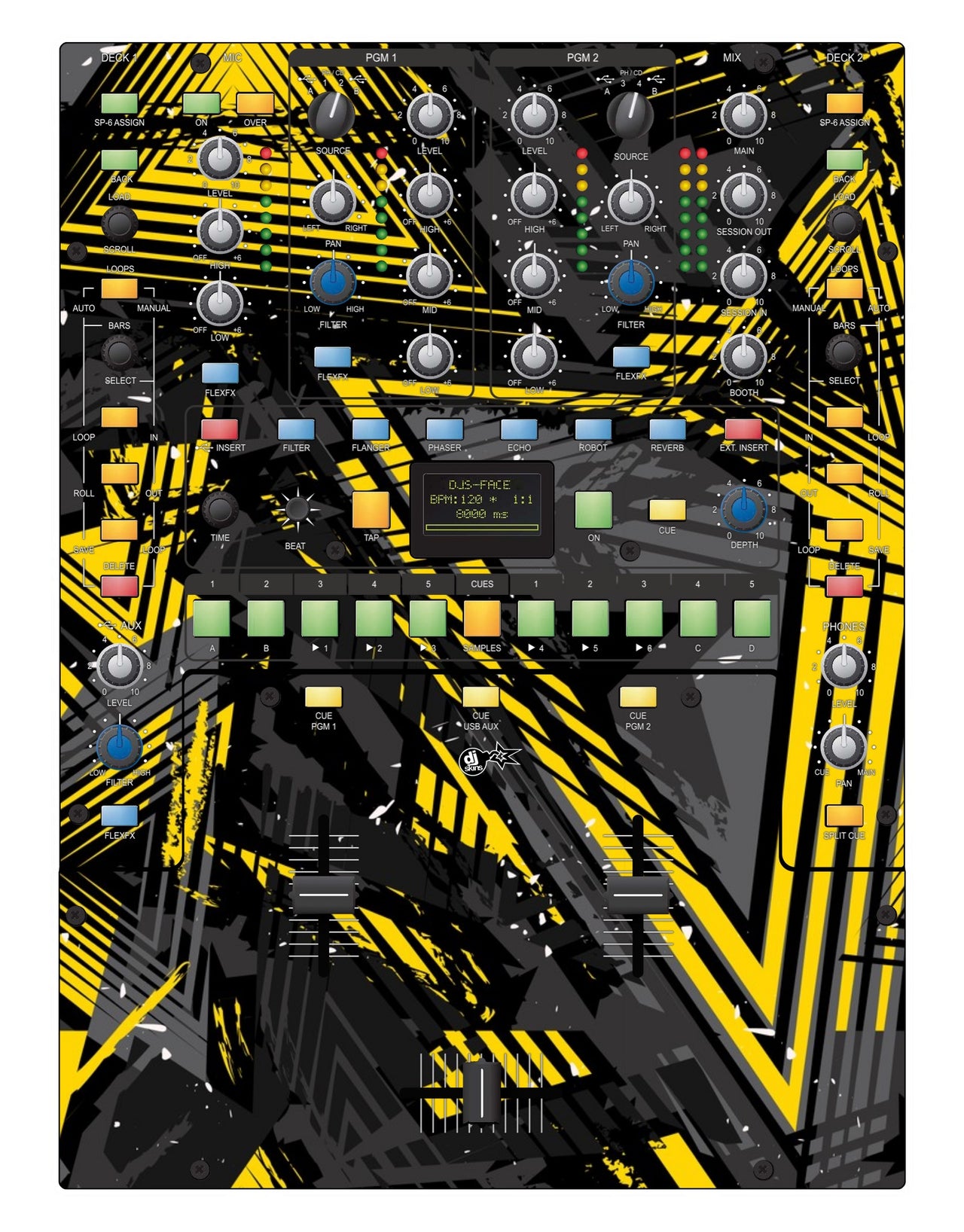 Rane 62 Skin Ridge Yellow
