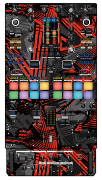 Pioneer DJ DJM S11 Skin Ridge Red