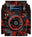 Pioneer DJ XDJ 1000 MK2 Skin Ridge Red