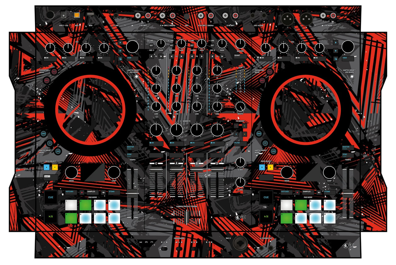 Native Instruments S4 MK3 Skin Ridge Red