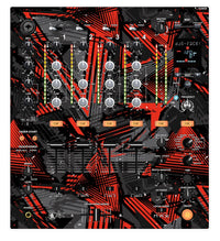 Pioneer DJ DJM 700 Skin Ridge Red