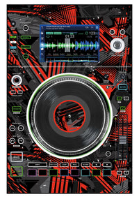 Denon DJ SC 5000 M Skin Ridge Red