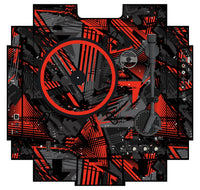 Numark PT 01 incl. Sides Skin Ridge Red