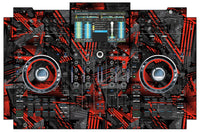 Denon DJ PRIME 4+ Skin Ridge Red