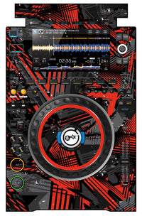 Pioneer DJ CDJ 3000 Skin Ridge Red