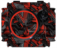 Technics 1200 / 1210 MK7 Skin Ridge Red