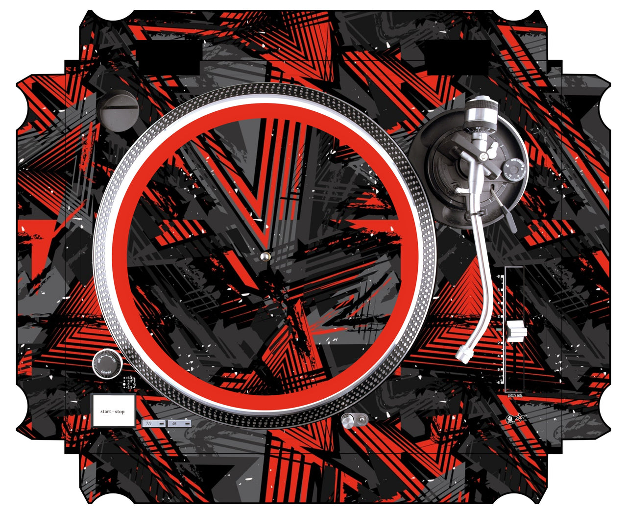 Technics 1200 / 1210 MK2 Skin Ridge Red