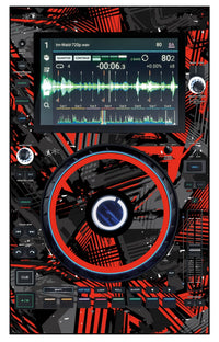 Denon DJ SC 6000 Skin Ridge Red