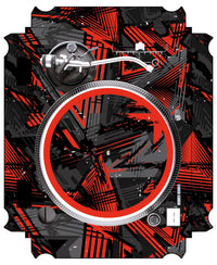 Technics 1200 / 1210 MK5 VERTICAL Skin Ridge Red