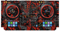 Pioneer DJ DDJ 1000 Skin Ridge Red