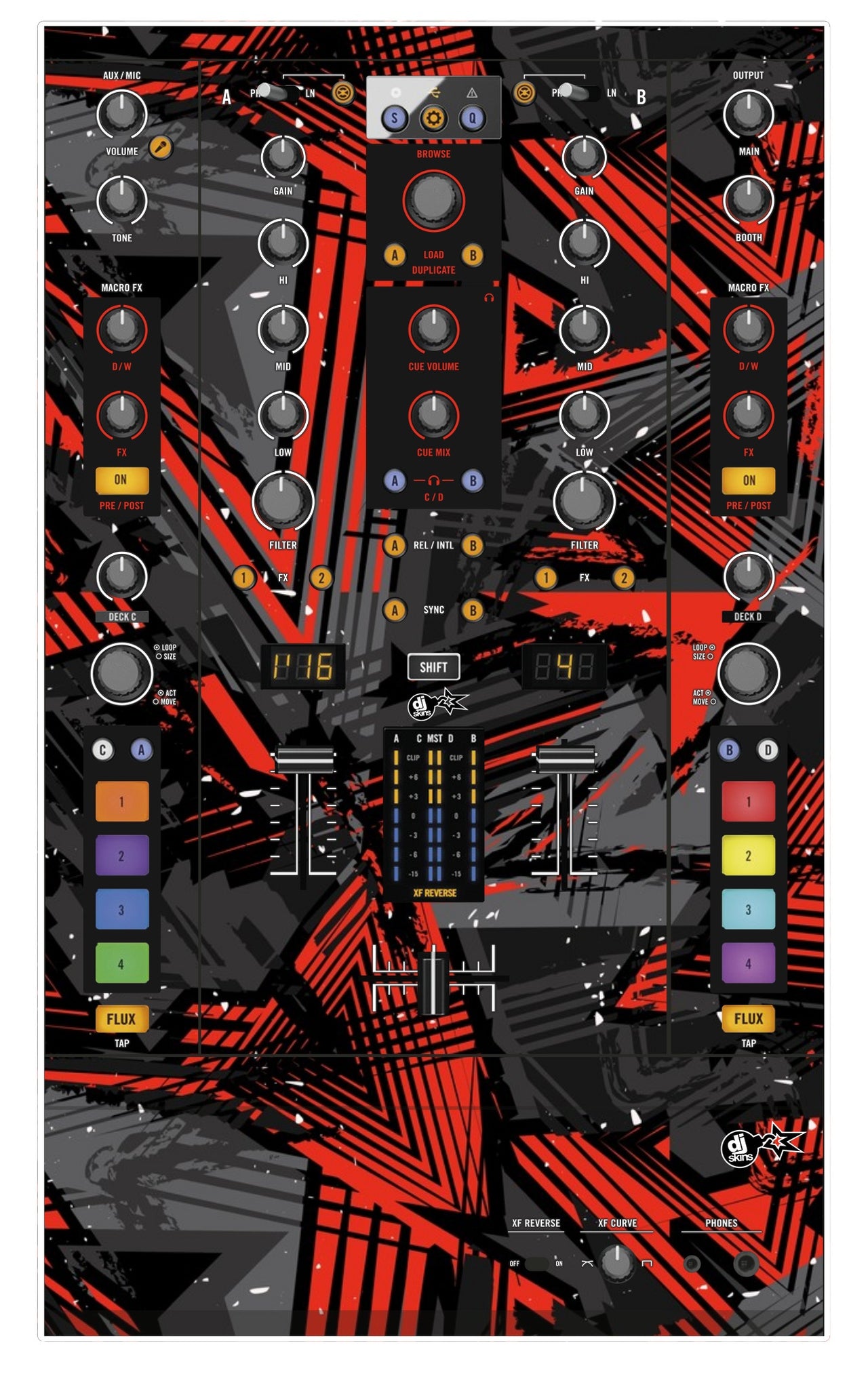 Native Instruments Z2 Skin Ridge Red