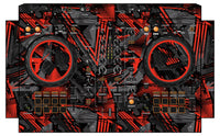 Pioneer DJ DDJ FLX 4 Skin Ridge Red