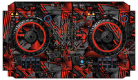Pioneer DJ DDJ FLX6 Skin Ridge Red