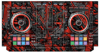 Pioneer DJ DDJ SX Skin Ridge Red