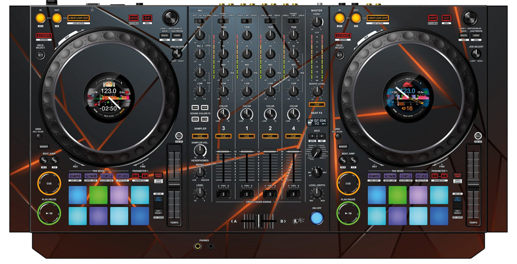 Pioneer DJ DDJ 1000 SRT Skin Rifter Orange
