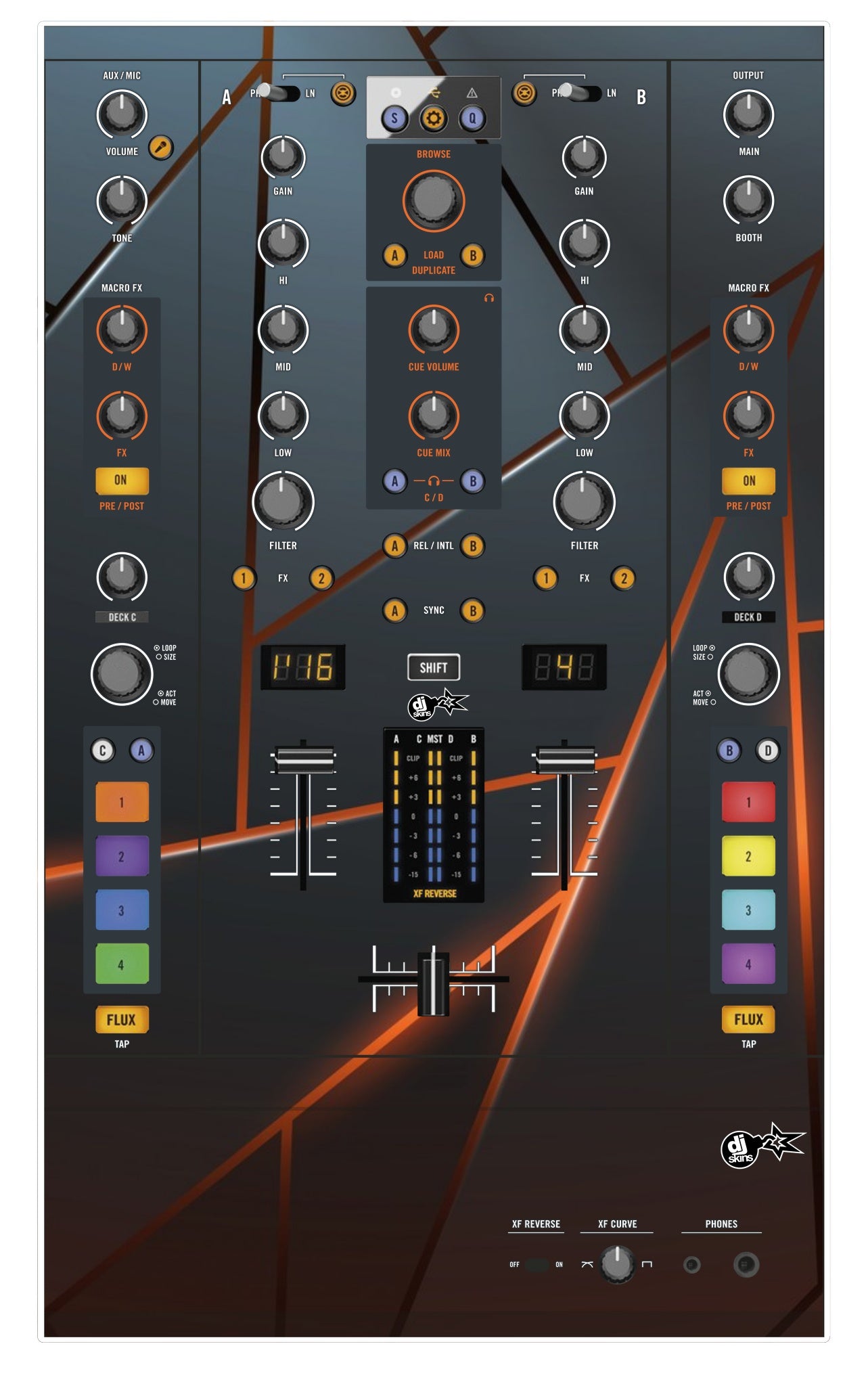 Native Instruments Z2 Skin Rifter Orange