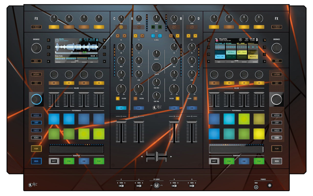 Native Instruments S8 Skin Rifter Orange