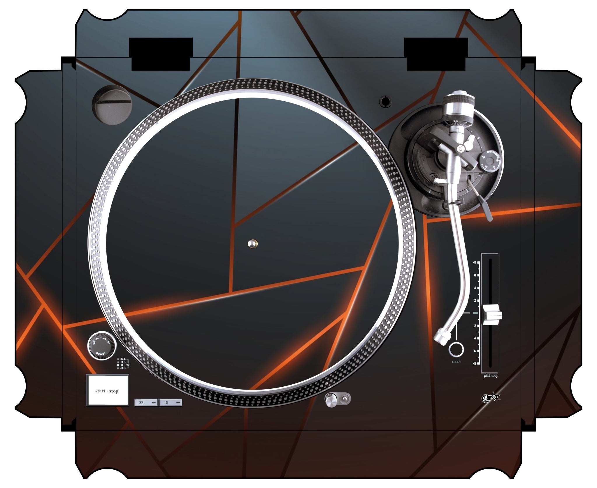 Technics 1200 / 1210 MK5 Skin Rifter Orange