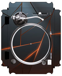 Technics 1200 / 1210 MK2 VERTICAL Skin Rifter Orange