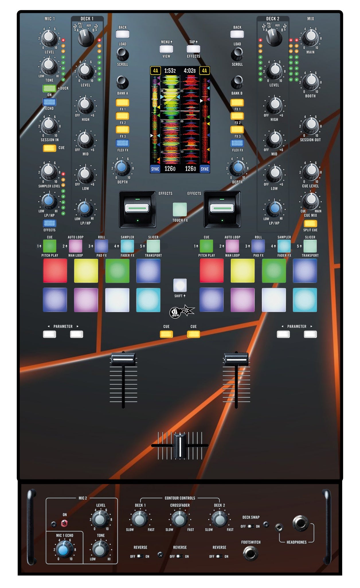 Rane 72 Skin Rifter Orange
