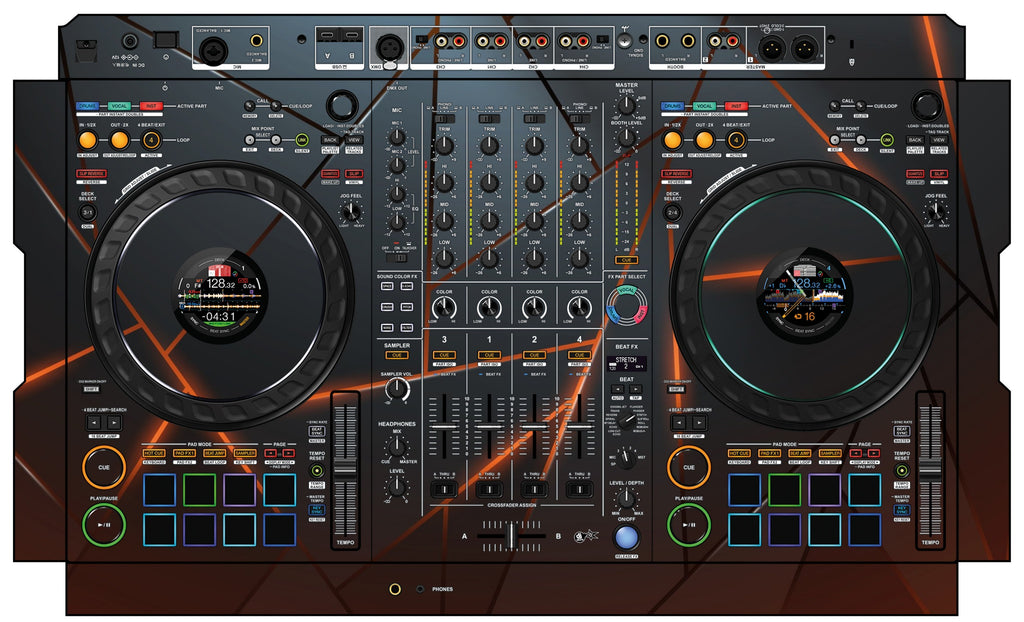 Pioneer DJ DDJ FLX10 Skin Rifter Orange
