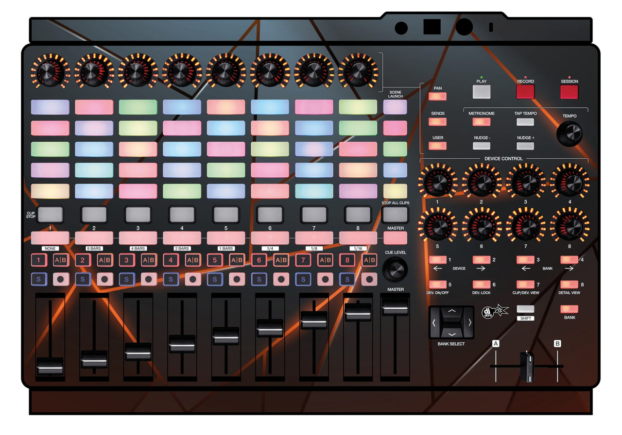 Akai Pro APC 40 MK2 Skin Rifter Orange