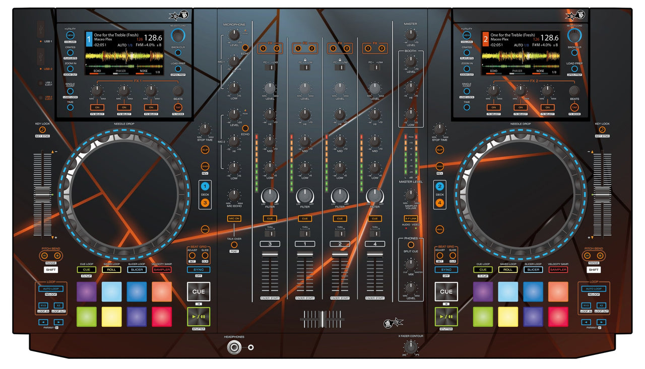 Denon DJ MCX 8000 Skin Rifter Orange