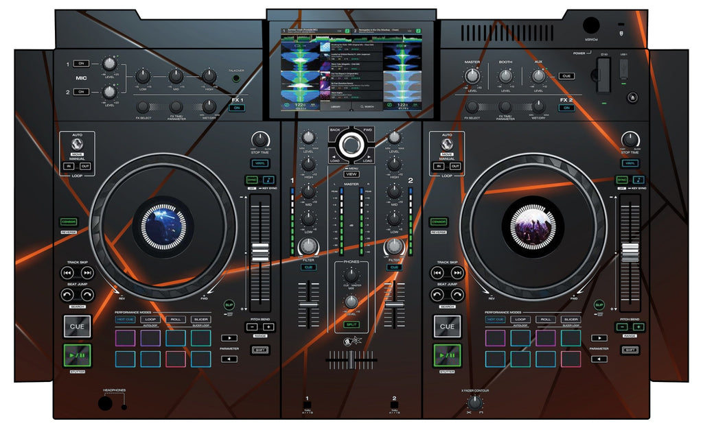 Denon DJ PRIME 2 Skin Rifter Orange