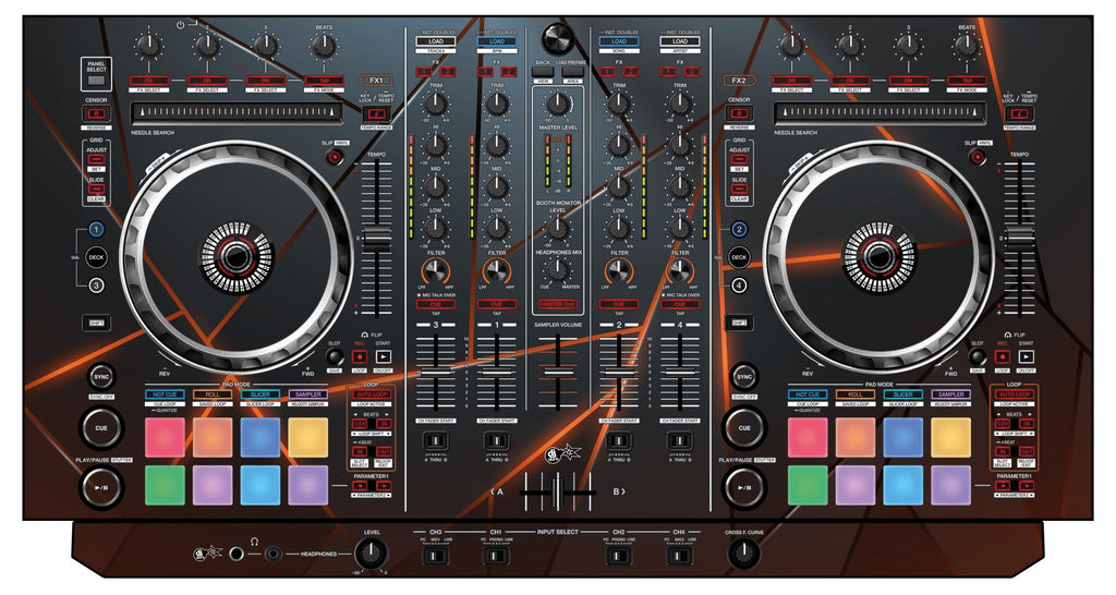 Pioneer DJ DDJ SX 2 Skin Rifter Orange