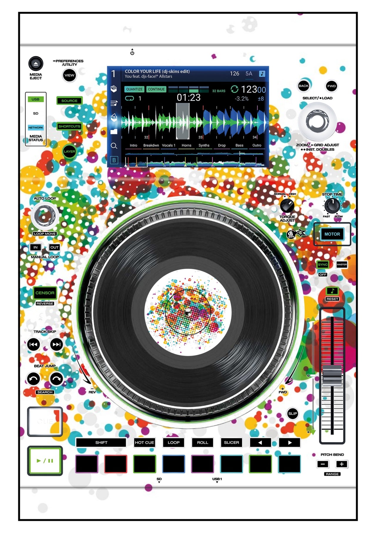 Denon DJ SC 5000 M Skin Roundhouse