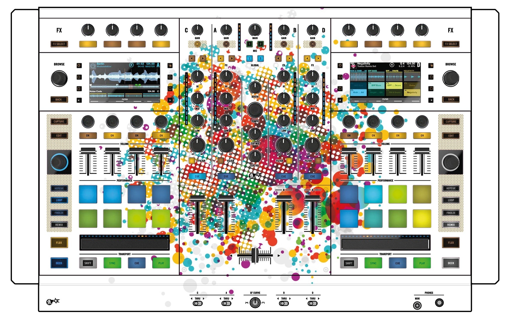 Native Instruments S8 Skin Roundhouse