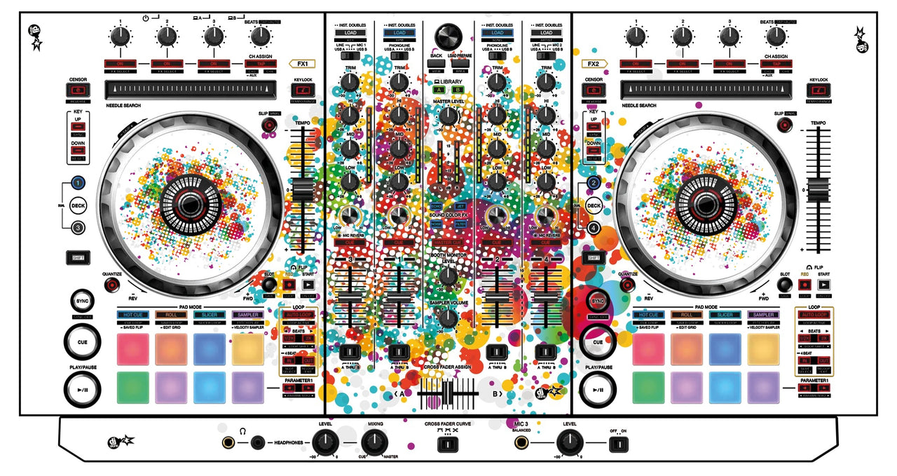 Pioneer DJ DDJ SX 3 Skin Roundhouse