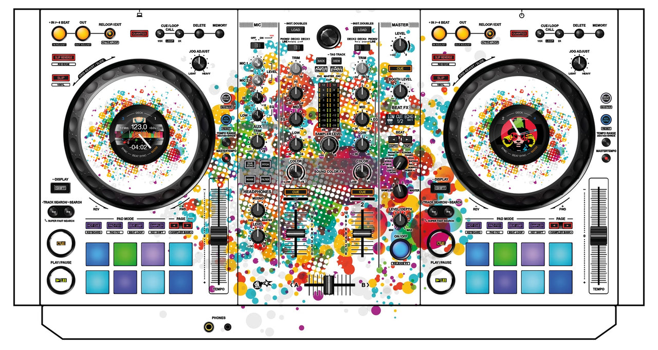 Pioneer DJ DDJ 800 Skin Roundhouse