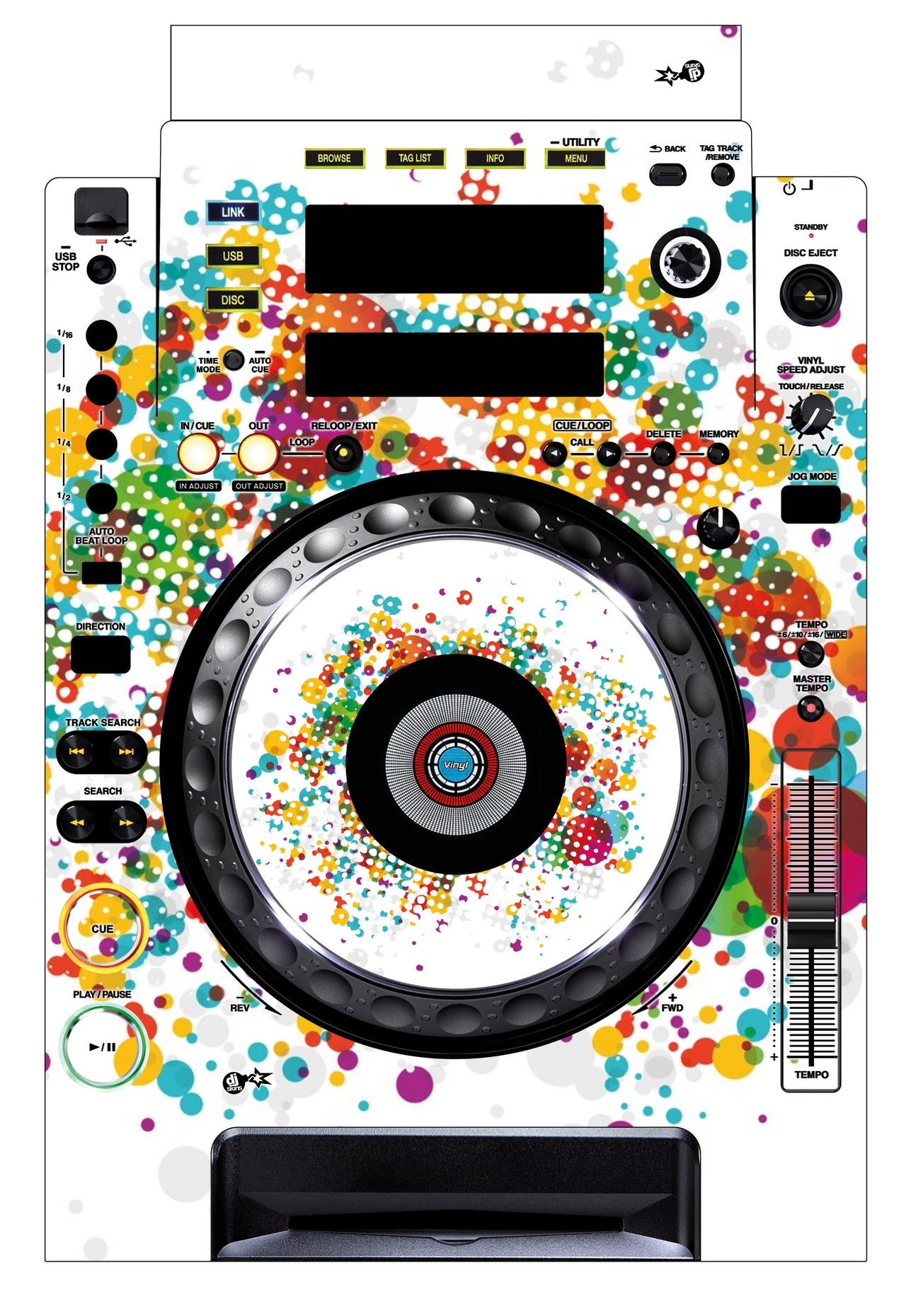 Pioneer DJ CDJ 900 Skin Roundhouse