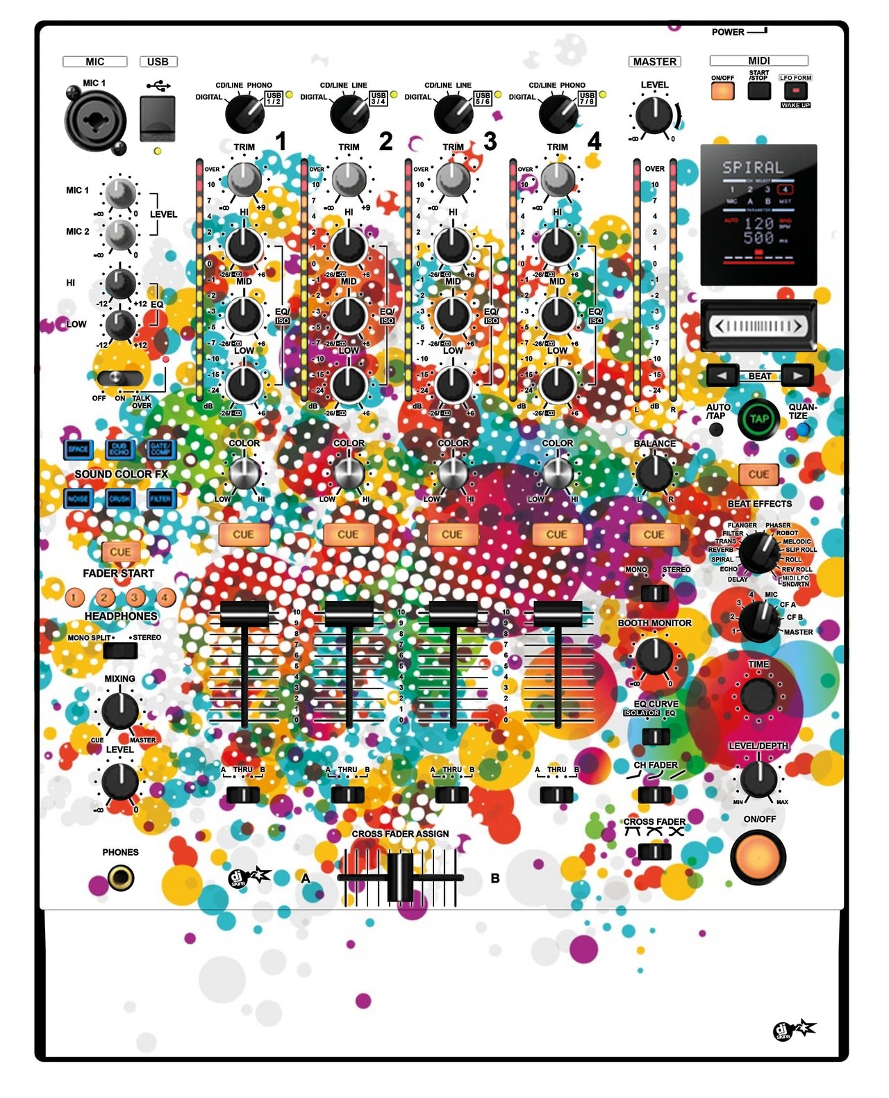 Pioneer DJ DJM 900 NEXUS Skin Roundhouse