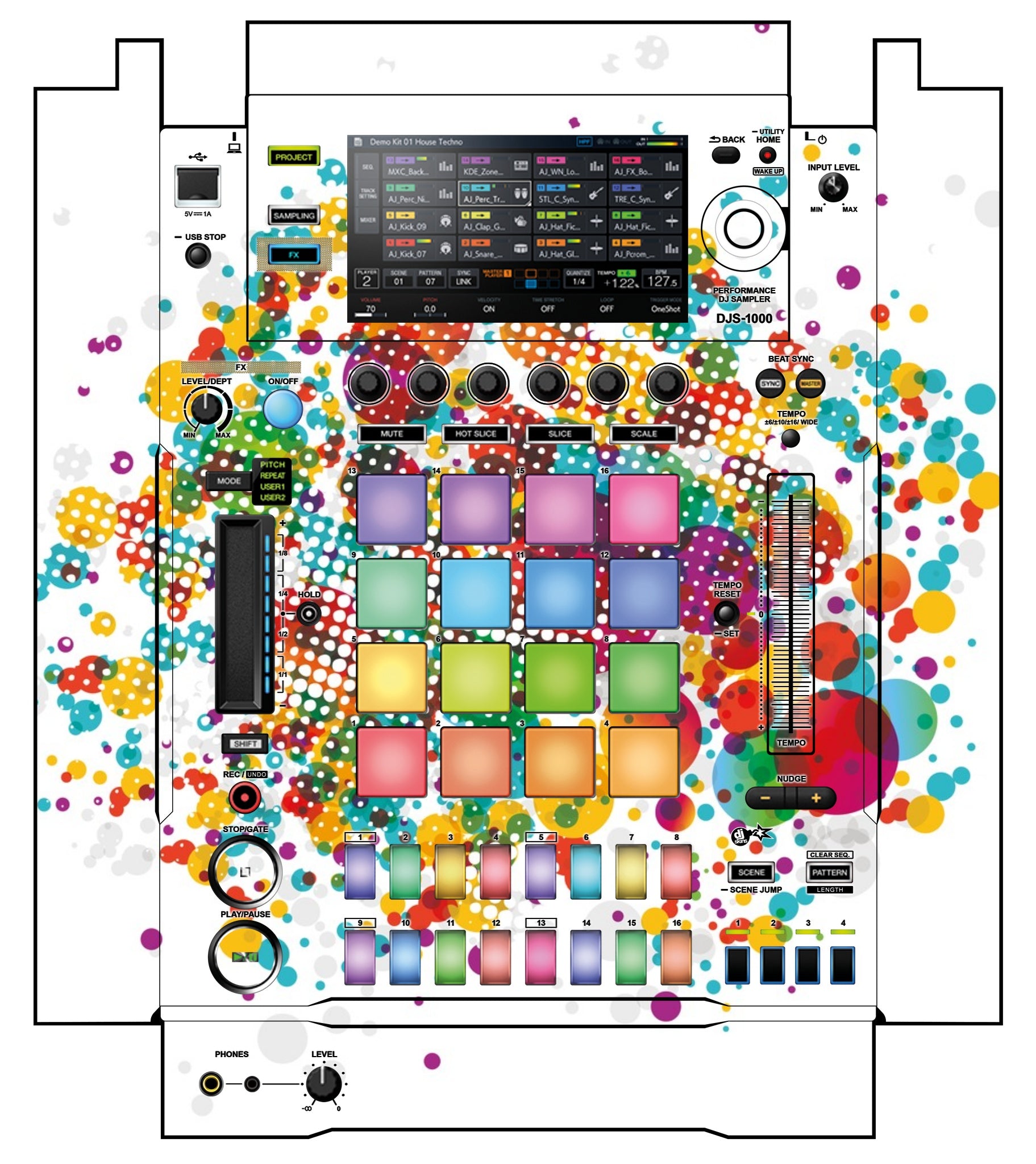 Pioneer DJ DJS 1000 Skin Roundhouse