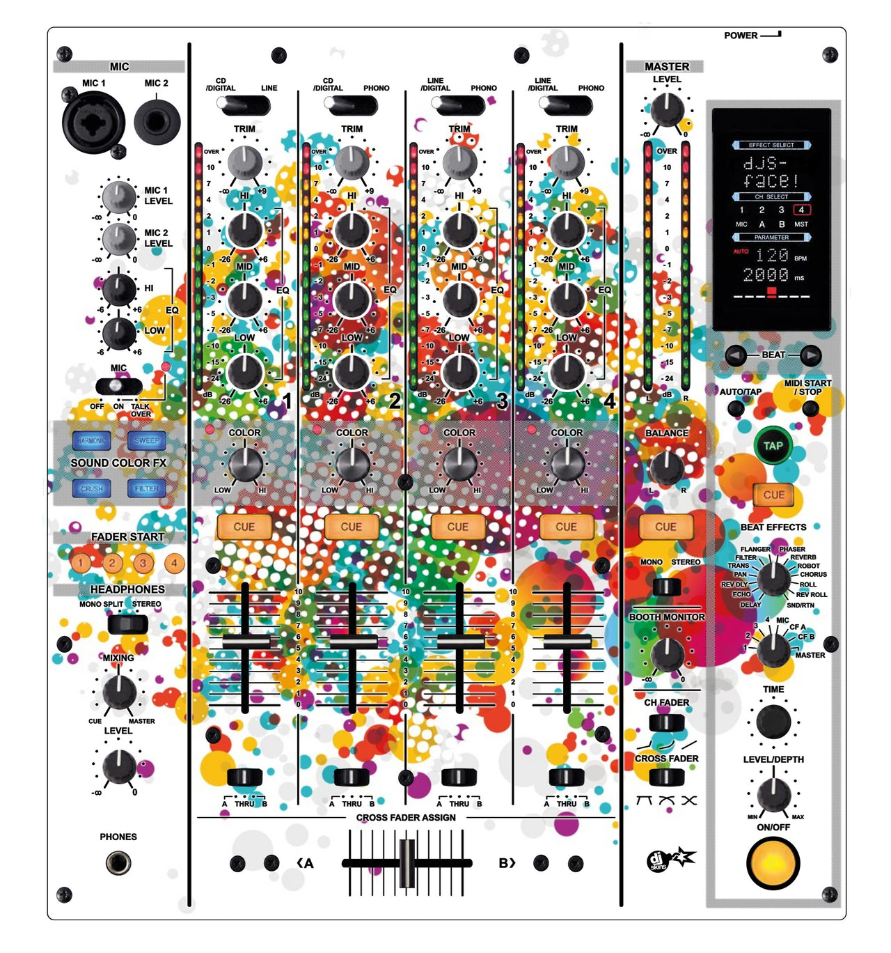 Pioneer DJ DJM 800 Skin Roundhouse