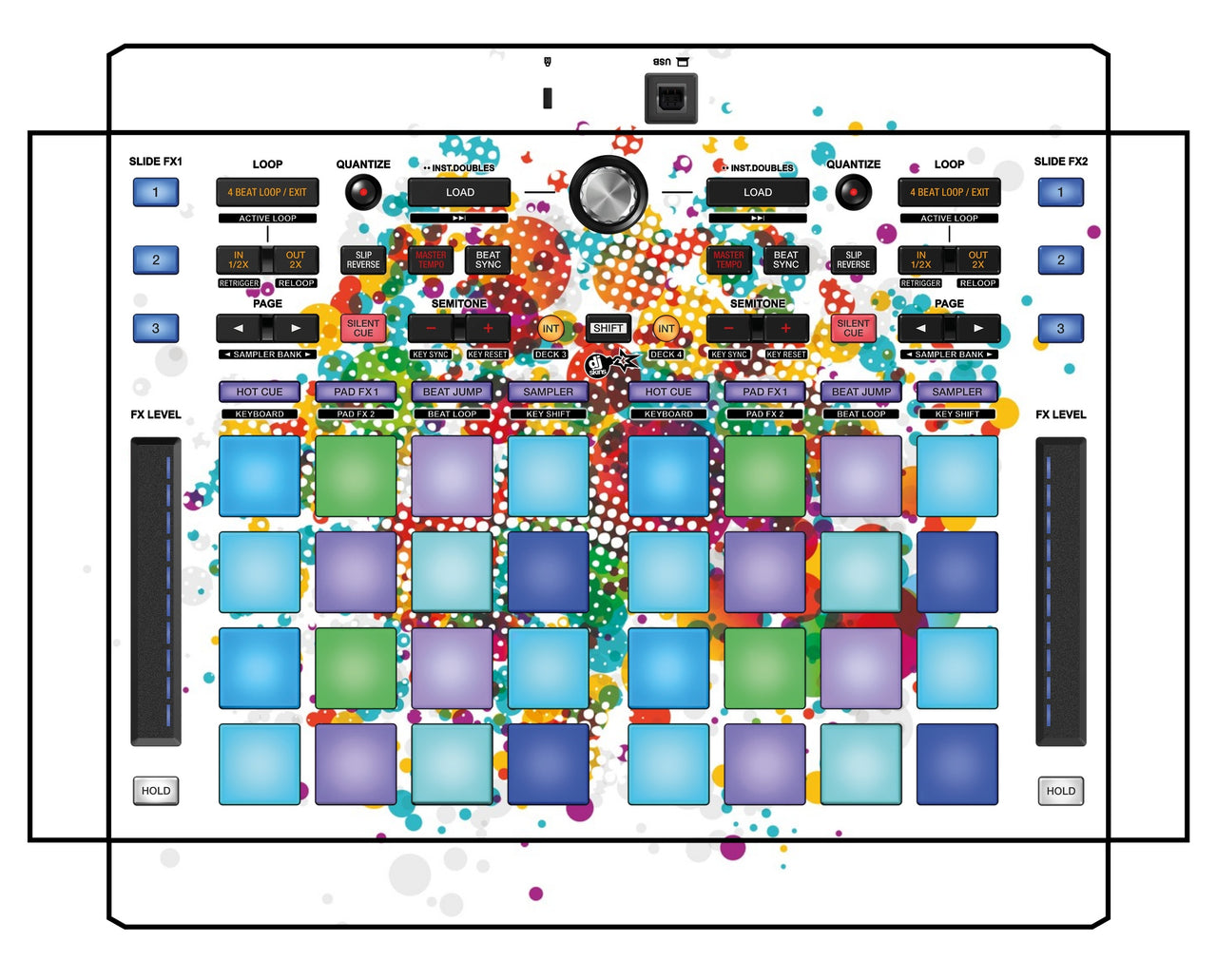 Pioneer DJ DDJ XP 1 Skin Roundhouse