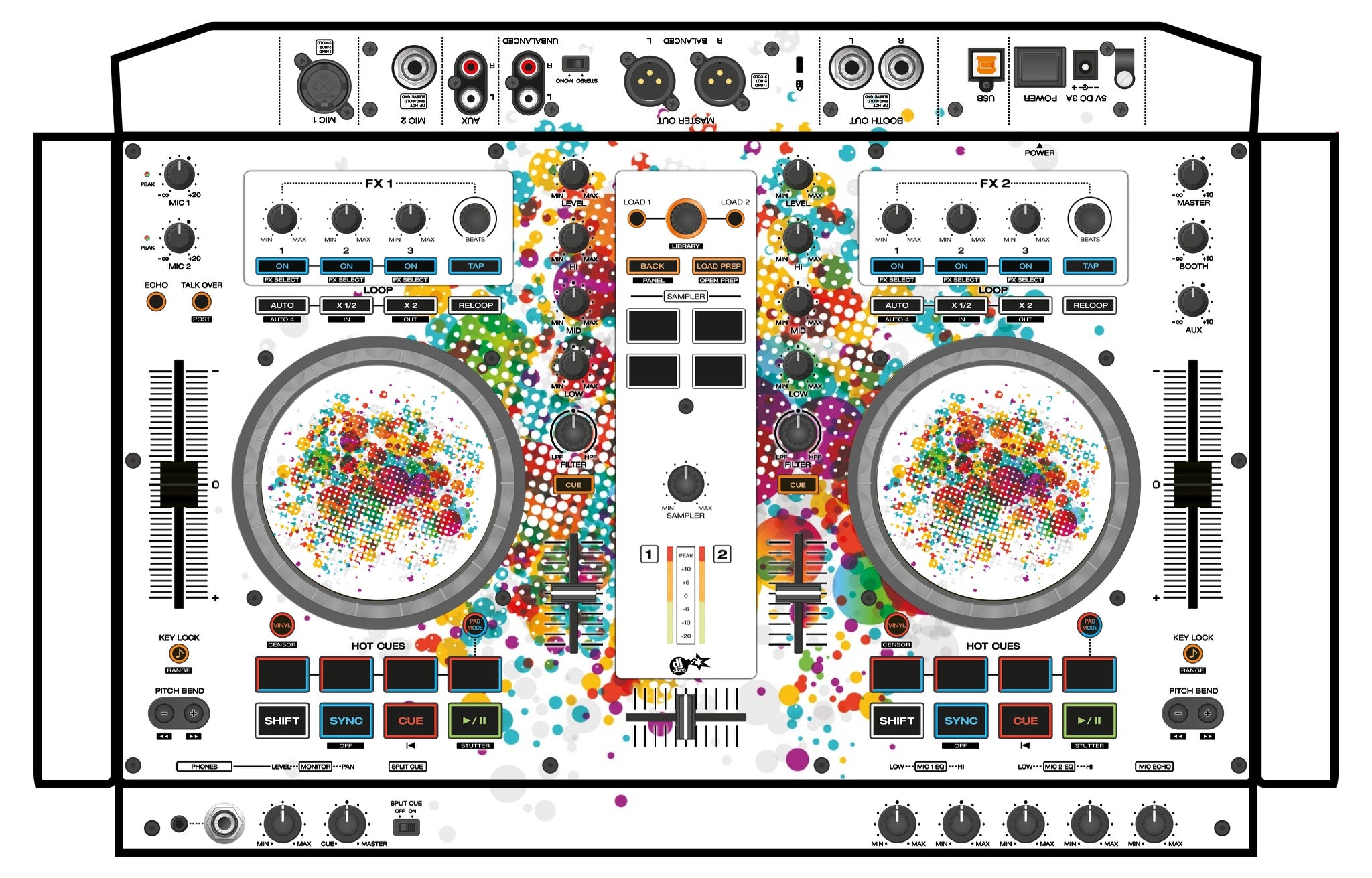 Denon DJ MC 4000 Skin Roundhouse