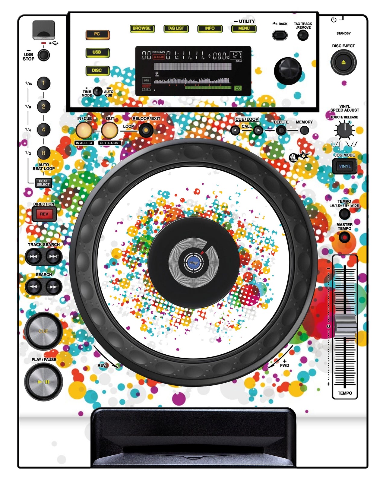 Pioneer DJ CDJ 850 Skin Roundhouse