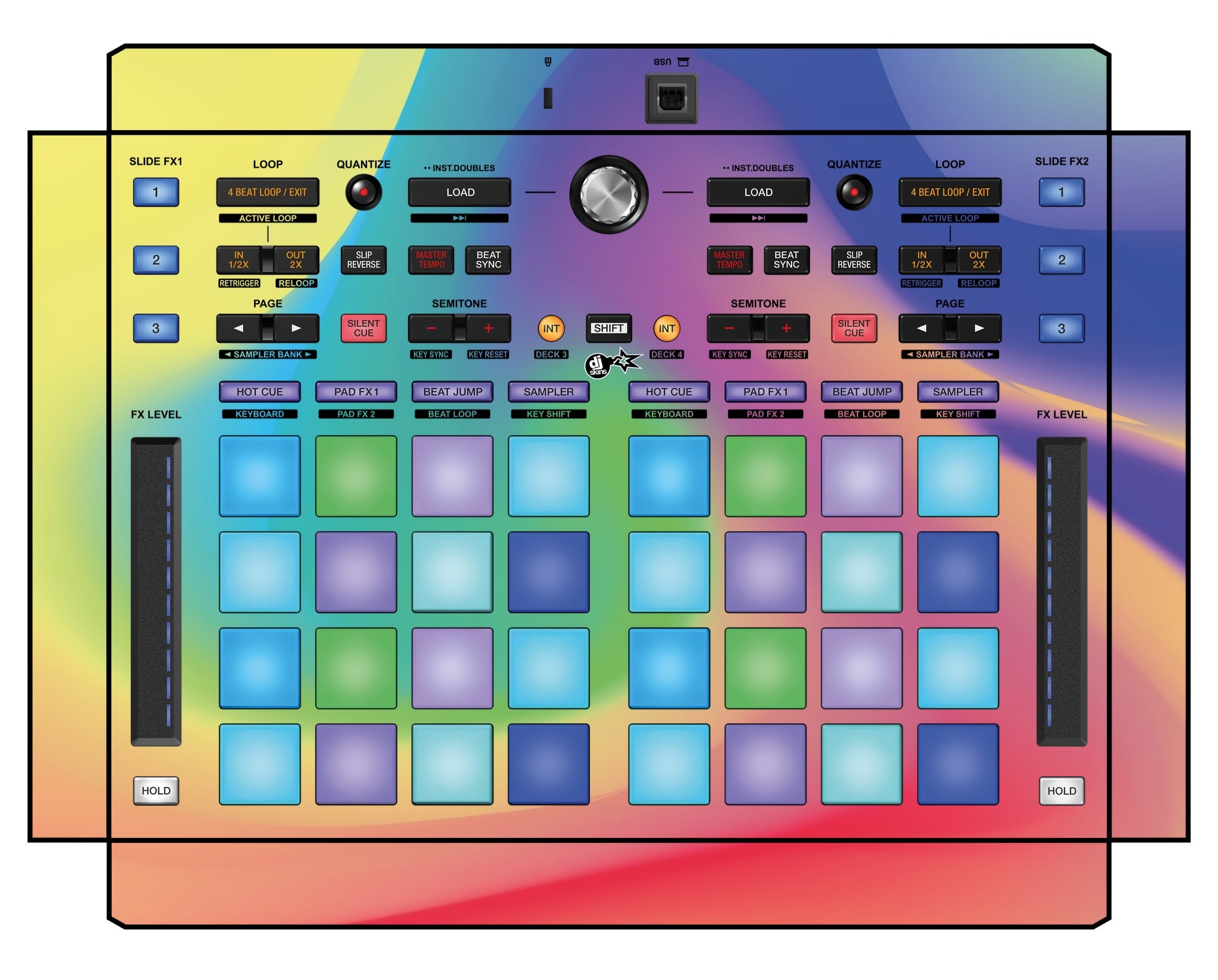 Pioneer DJ DDJ XP 1 Skin Screensaver