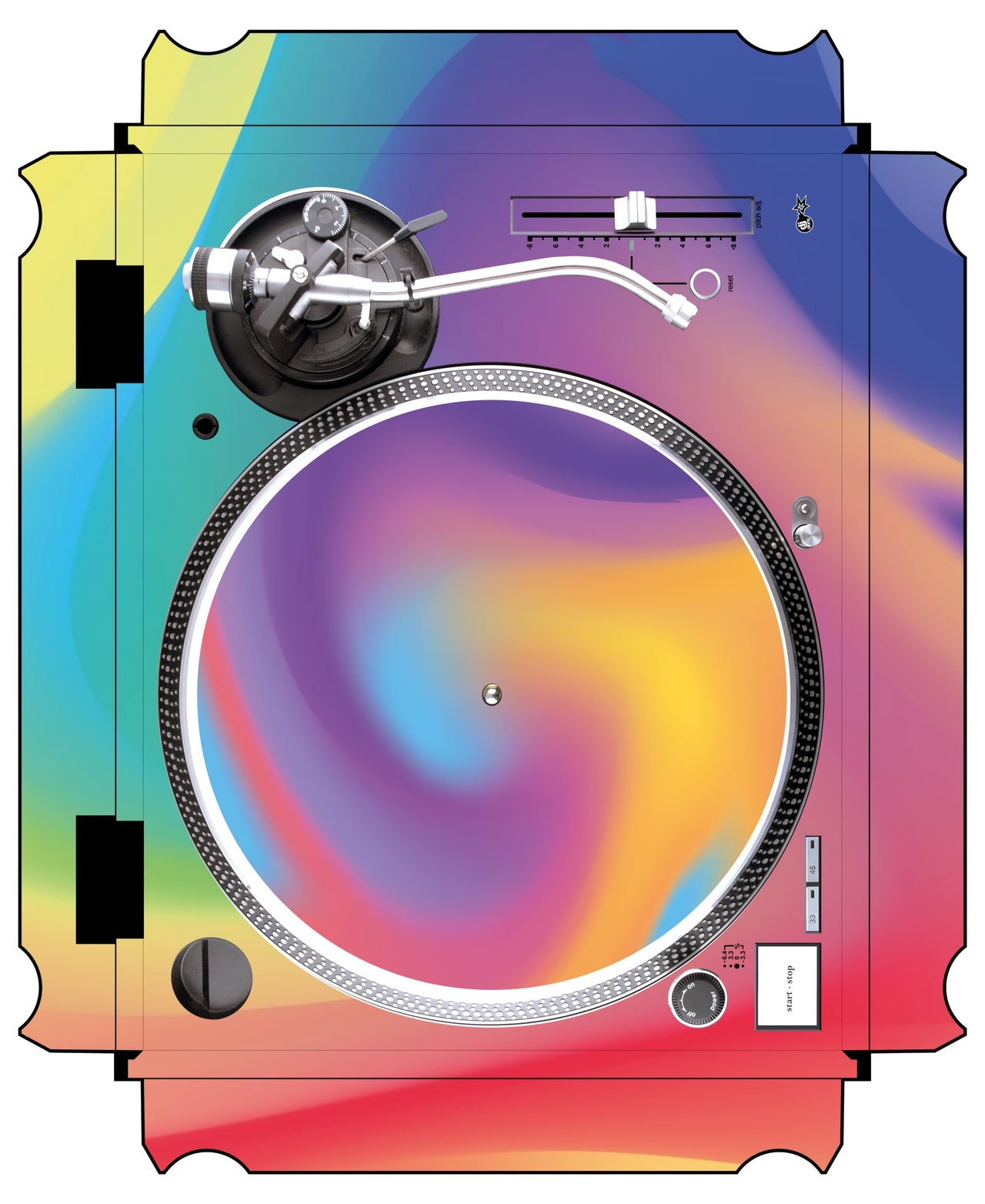 Technics 1200 / 1210 MK5 VERTICAL Skin Screensaver