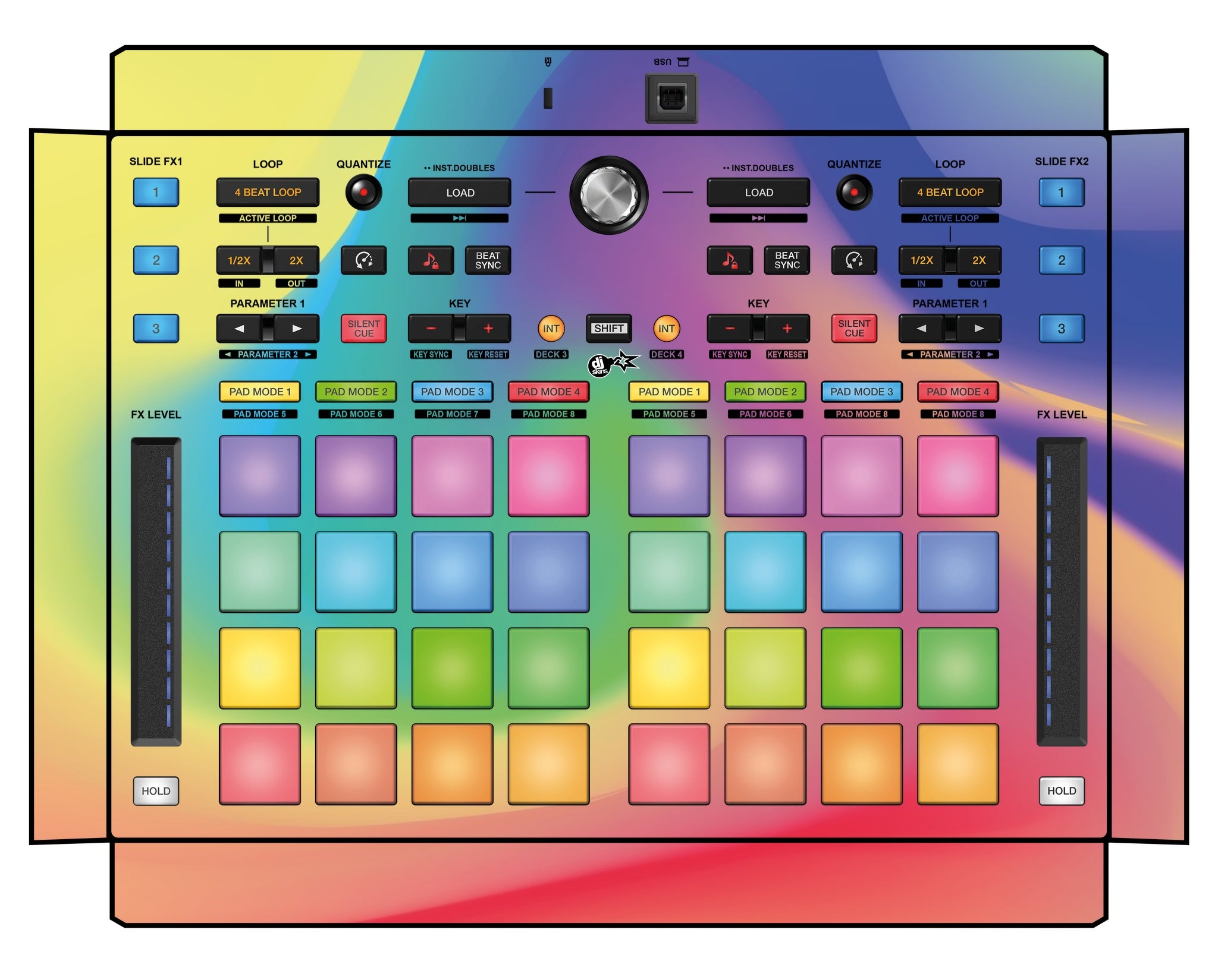 Pioneer DJ DDJ XP 2 Skin Screensaver