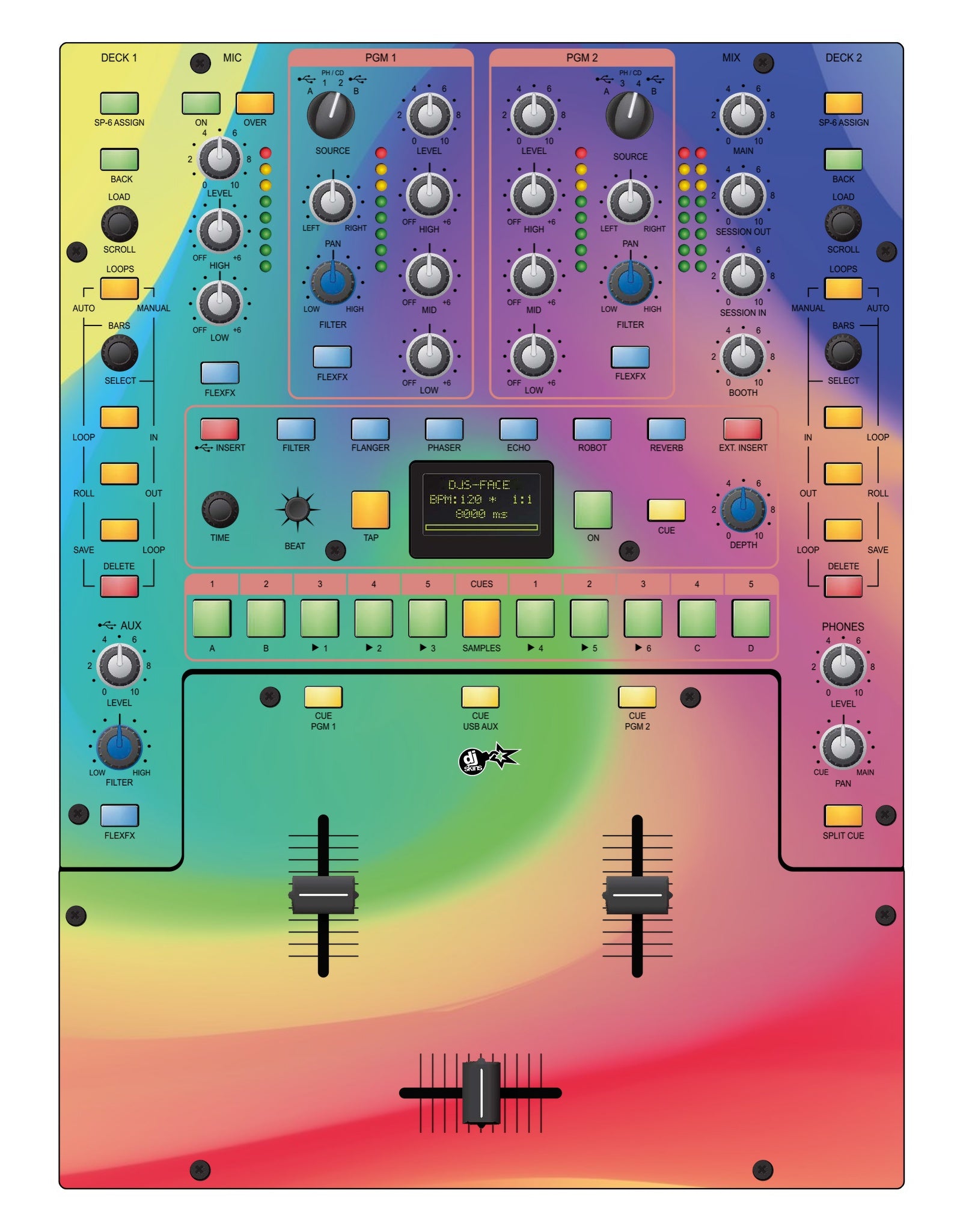 Rane 62 Skin Screensaver